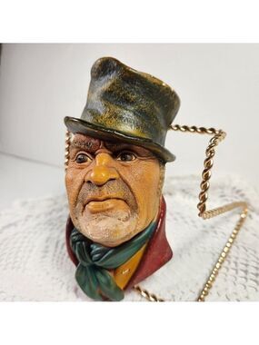 Bossons Chalkware Wall Head • Bill Sikes • 1960s Vintage England